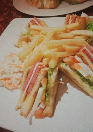 Foto resep Club sandwich rumahan
