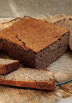 Una foto de 🍞🥖 Pan de lentejas en 5 pasos 🥖🍞 sin harinas, sin amasado, pocos ingredientes, simple y nutritivo