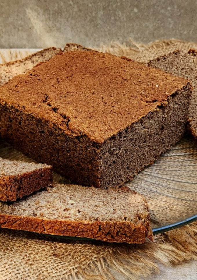 Una foto de 🍞🥖 Pan de lentejas en 5 pasos 🥖🍞 sin harinas, sin amasado, pocos ingredientes, simple y nutritivo