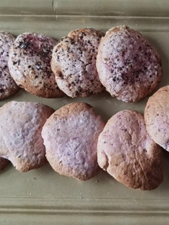 Una foto de Galletas de limón e hibisco en airfryer