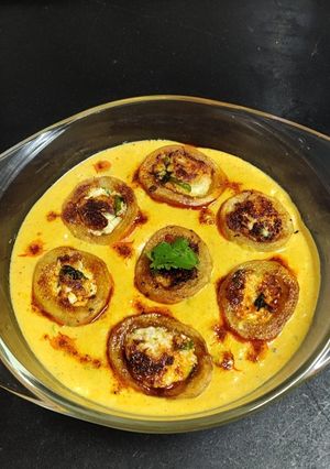 A picture of Banarasi dum aloo.