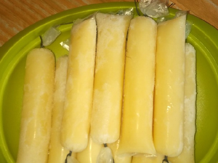 Cara Gampang Membuat Es Lilin Jeruk Floridina Susu Anti Gagal