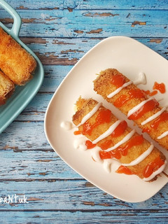 Foto resep Corndog Roti Tawar