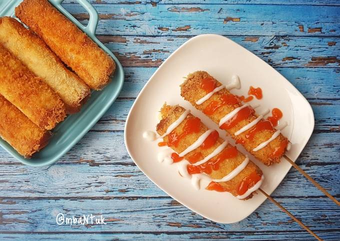 Resep Corndog Roti Tawar oleh Tituk SK - Cookpad
