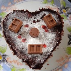 A picture of Steamed Chocolate Cake.