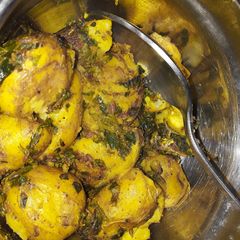 A picture of Methi wale Baby potatoes.