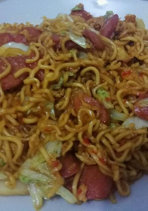 Foto resep Mie goreng pedas