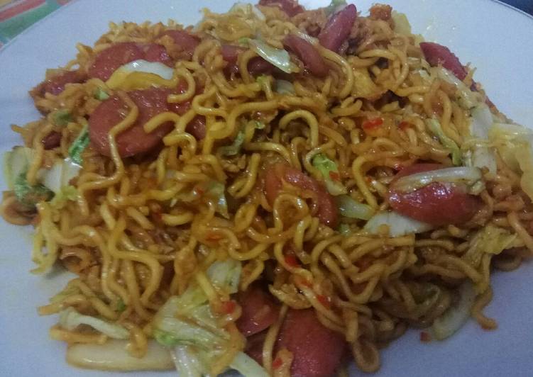 Resep Mie goreng pedas Enak Banget