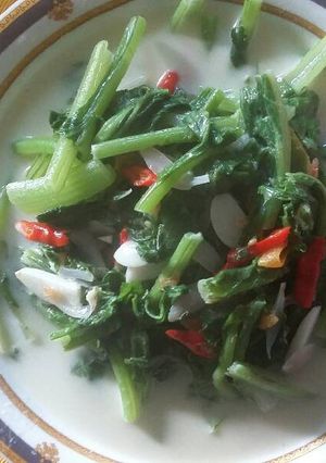 Foto resep Sawi santen ala shera