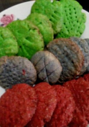 A picture of Coloured cookies.