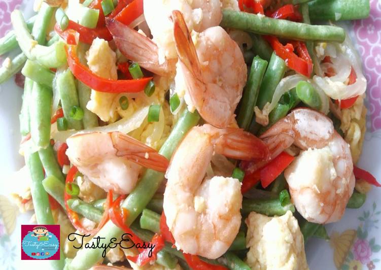 Tumis 3 Sekawan | BUNCIS | UDANG | TELUR 😃👌