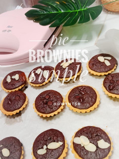 Foto resep Pie Brownies Simple