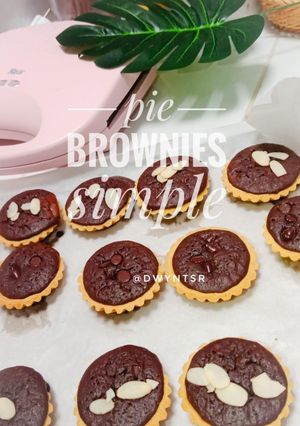 Foto resep Pie Brownies Simple