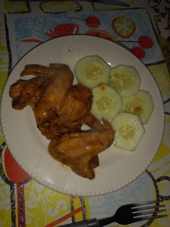 Una foto de Pollito a la naranja