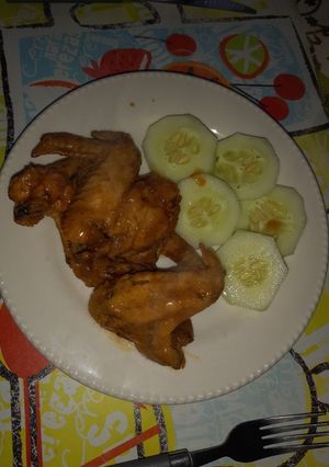 Una foto de Pollito a la naranja