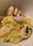 Spaghetti Squash and Shrimp