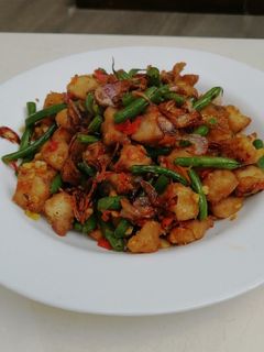 Foto resep Ayam buncis cabe garam