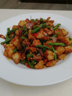 Foto resep Ayam buncis cabe garam