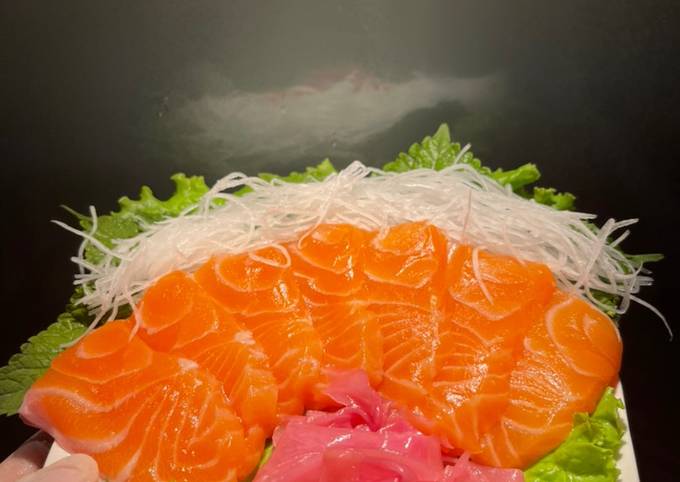 Bí quyết chế biến sashimi cá hồi ngon như người nhật