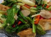 Gambar tumis caisim tahu bakso