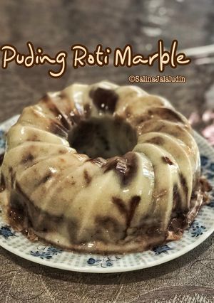 Gambar Puding Roti Marble
