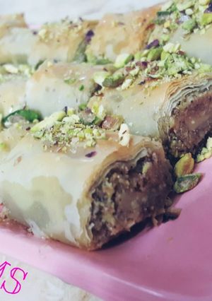 صورة لوصفة اسهل واطيب بقلاوة