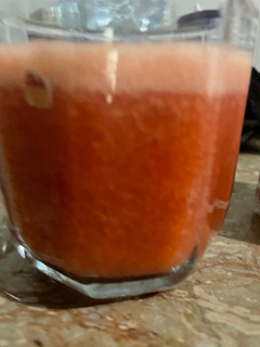 A picture of Strawberry orange twister.