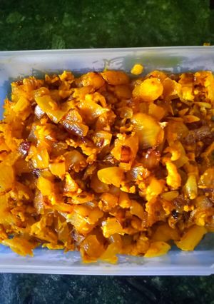 A picture of Egg bhurji.