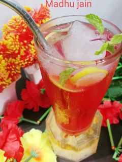 रूह अफजा मोजितो (rooh afza mojito recipe in Hindi) रेसिपी मुख्य फोटो