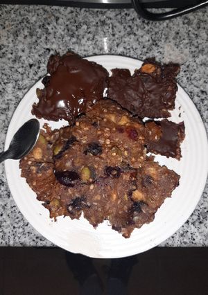 Una foto de Barritas de chocolate saludables