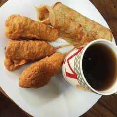 A picture of Corn dogs.