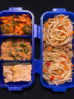 Foto resep Bekal Praktis Spaghetti Aglio Olio