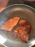 Filete de vacuno salteado con orégano y mantequilla