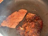 Filete de vacuno salteado con orégano y mantequilla