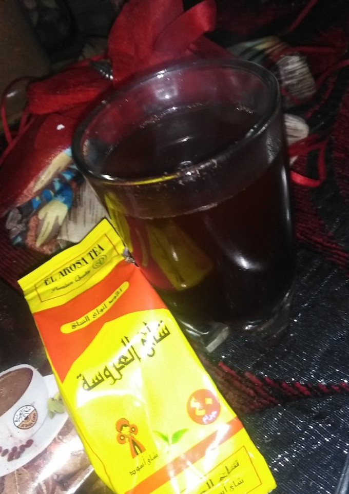 صورة لوصفة 💗كأس شاي بالقهوه🇪🇬☕🇪🇬💗