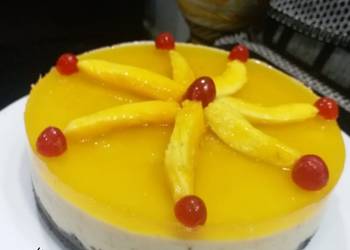 How To Making Recipe Mango cheese cake Delicious Nutritious