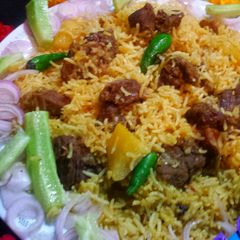 A picture of Special mutton pilao.