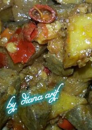 Foto resep Sambel goreng ati sapi cs kentang.😉
