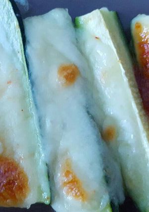 Une photo de Courgettes à la mozarella