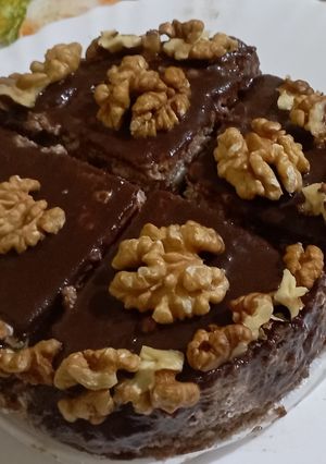 صورة لوصفة كيكة بشوكولا بدون فرن