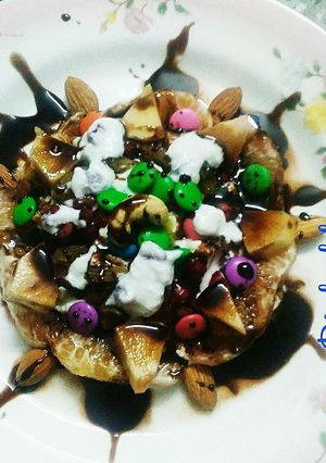 A picture of Fruits Curd Punch.