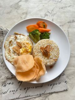 Foto resep Nasi Goreng Putih Sederhana