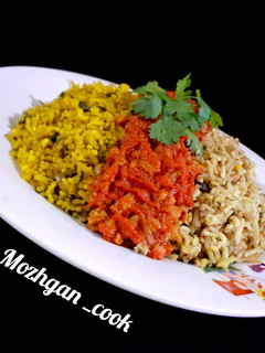 عکسی از دستور گشنیز پلو با گوشت چرخ کرده 😋😍