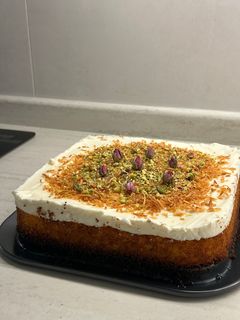 صورة لوصفة بسبوسة المهلبية