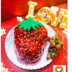 A picture of Strawberry cake.