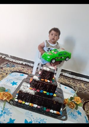 عکسی از دستور کیک یخچالی