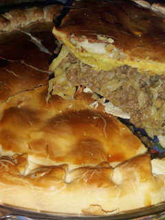 Una foto de Tarta de carne a la mostaza