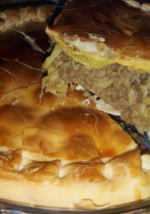 Una foto de Tarta de carne a la mostaza