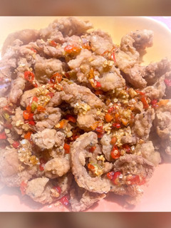 Foto resep Kulit ayam krispy cabe garam