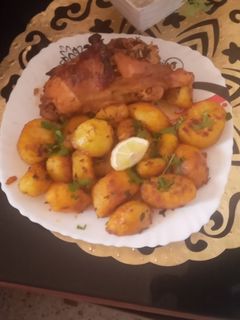 صورة لوصفة فخذ دجاج محشي